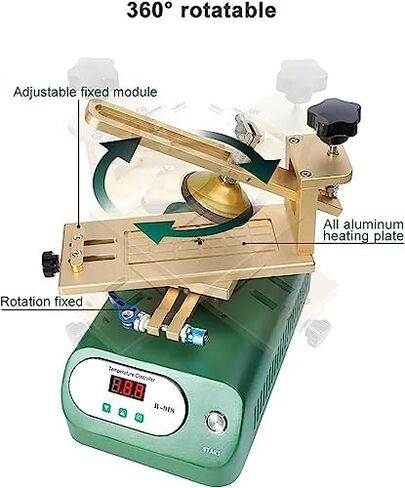 7 Inch LCD Screen Separator Machine Rotating Digital Design, Detachable with Uniform Heating for Efficient Screen Removal in Saudi Arabia