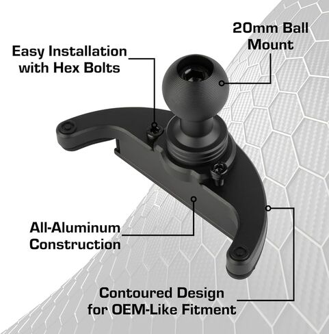 حامل الهاتف من Bulletpoint Mounting Solutions من الألومنيوم المتوافق مع 2016-2023 Toyota Tacoma و2014-2021 Toyota Tundra (متوافق مع Magsafe) in Kuwait