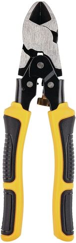 DEWALT DWHT70275 Compound Action Diagonal Cutters , Black 9.7 in in Saudi Arabia