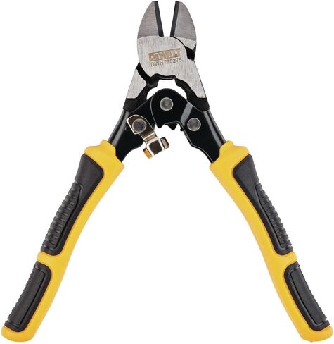 DEWALT DWHT70275 Compound Action Diagonal Cutters , Black 9.7 in in Saudi Arabia