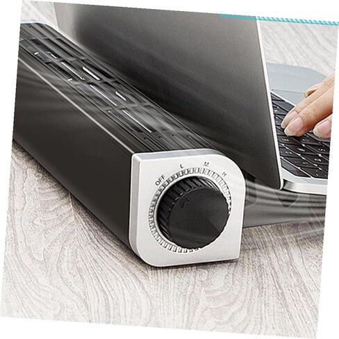 Holibanna USB Laptop Cooler Adjustable Cooling Fan and Desktop Radiator Holder Portable Notebook Cooling Stand for Heat Dissipation Black in Kuwait