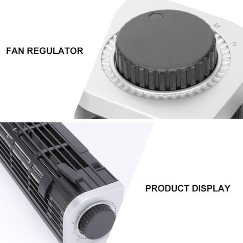 Notebook Cooler Fan Strong Heat Dissipation Metal Fan Portable Laptop Cooling Base Powered Adjustment Silent Operation in Kuwait