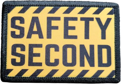Safety Second Morale Patch - 2x3 Hook and Loop Patches for Molle Gear, Operator Hat, Rucksack, Pack Bag, Backpack, Tactical Accessories and Gear, Made in The USA in Kuwait