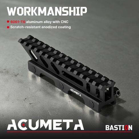 ACUMETA Riser Mount for 20mm Rail with 145mm Length (Black) in Kuwait