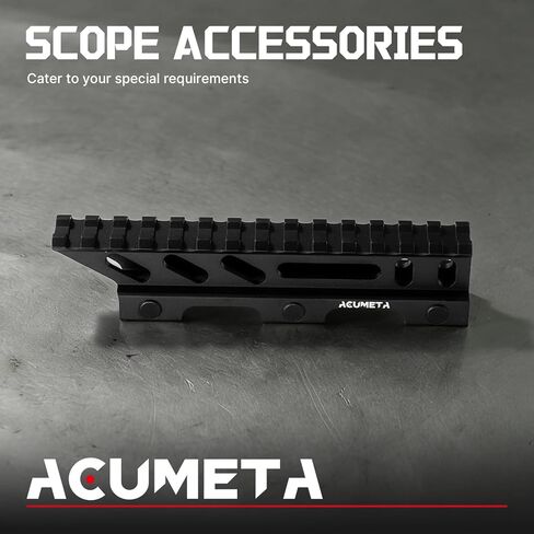 ACUMETA Riser Mount for 20mm Rail with 145mm Length (Black) in Kuwait