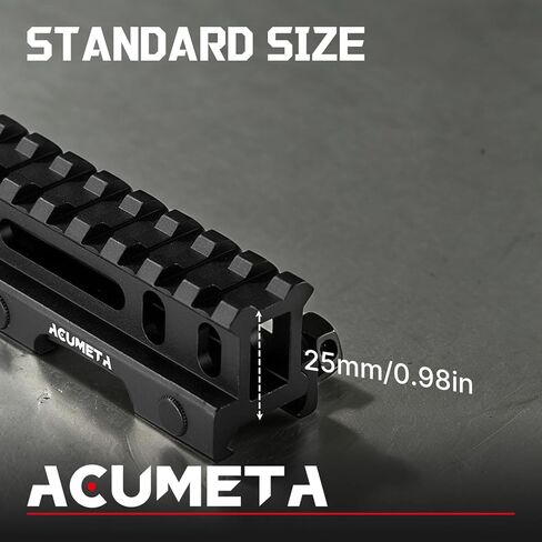 ACUMETA Riser Mount for 20mm Rail with 145mm Length (Black) in Kuwait