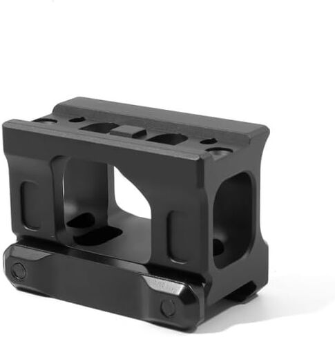 1.54" Height Red Dot Scopes Riser Mount for T1 T2 H1 H2 Optic Reflex Sights Accepts All Footprint Optics Base Adapter，with Built-in Integrate Quick Rear Iron Sights Adjustable，for 20mm Picatinny Rail in Kuwait