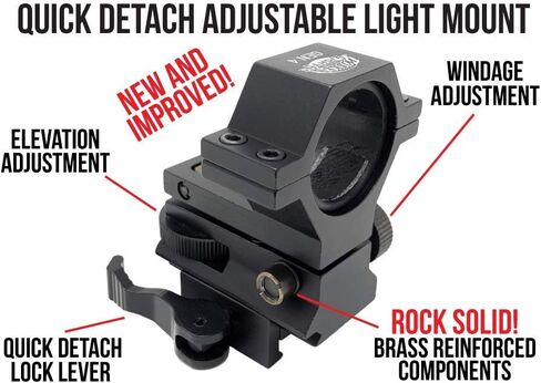 مجموعة مصابيح الصيد الليلية البيضاء الطويلة المدى ShotPro من Wicked Lights مع مصابيح LED بيضاء فائقة الحد للذئب والثعلب والبوبكات والخنازير والحيوانات المفترسة W2094 in Kuwait