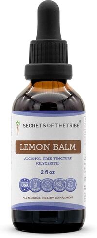 Secrets of the Tribe Lemon Balm Tincture Alcohol-Free Liquid Extract, Lemon Balm (Melissa officinalis) Dried Leaf (4 FL OZ) in Saudi Arabia