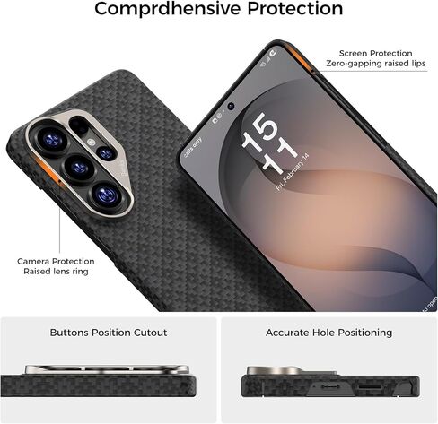 BENKS S26 Ultra Case, ArmorGrid ArmorAir Case for Samsung Galaxy S26 Ultra Compatible with MagSafe, Ultra Slim & Lightweight Minimalist Case Built with Dupont Kevlar, Aluminum Camera Protection in Saudi Arabia