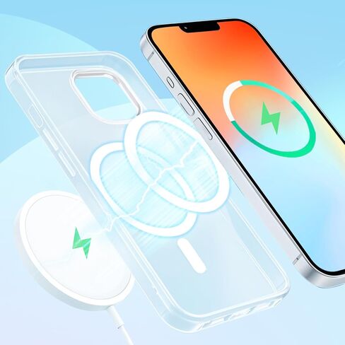 حافظة هاتف مخصصة مع صورة لهاتف iPhone 17 16 15 14 13 12 Pro/Max/Plus، غطاء هاتف أكريليك شفاف مخصص مع MagSafe، هدايا حماية ضد الصدمات لأصدقاء العائلة - صنع في الولايات المتحدة الأمريكية in Kuwait