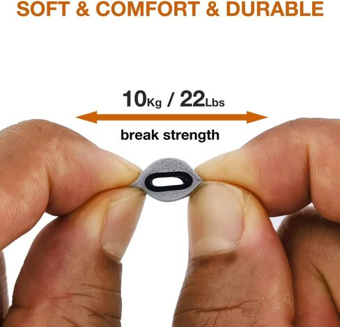 استبدال أطراف الأذن من إسفنج الذاكرة لـ TOZO NC20 / NC20 Pro/ASUS ROG Cetra/Status Audio بين Pro & 3ANC Earpad/Baseus Inspire XP1 / Soundcore Sport X20 - رمادي أبيض in Kuwait
