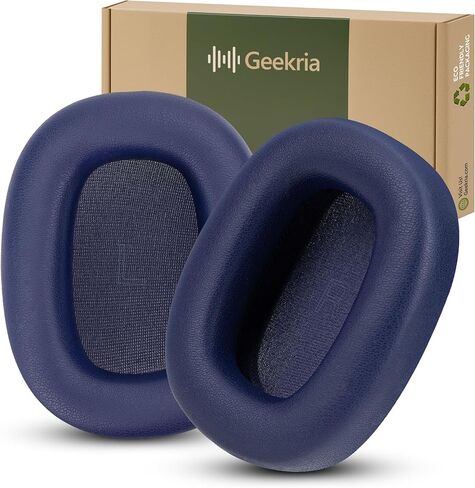 وسائد أذن بديلة من Geekria لسماعات Bowers & Wilkins PX7 S3، قطع إصلاح (قماش أبيض) in Kuwait