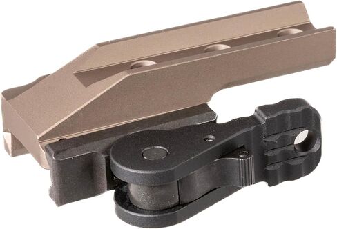 American Defense Manufacturing ADM AD-B2-C Cant Mini ACOG FDE Mount، فصل سريع، 6061 T6 ألومنيوم، 1.5-3 x Power Mini ACOG متوافق (AD-B2-C-FDE-TAC) in Kuwait