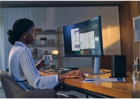 HP EliteDesk 8 G1a Desktop Computer - Mini PC - AMD Ryzen AI 5 340 - Hexa-Core - 32 GB DDR5 SDRAM - 512 GB PCI Express NVMe SSD - Jack Black - Windows 11 Pro - Radeon 840M Graphics - Wi-Fi 6E in Kuwait