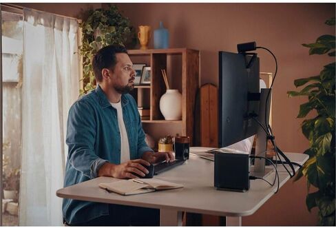 HP EliteDesk 8 G1a Desktop Computer - Mini PC - AMD Ryzen AI 5 340 - Hexa-Core - 32 GB DDR5 SDRAM - 512 GB PCI Express NVMe SSD - Jack Black - Windows 11 Pro - Radeon 840M Graphics - Wi-Fi 6E in Kuwait