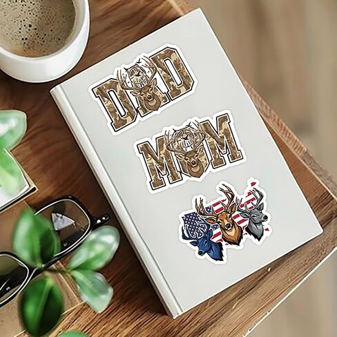 30PCS Hunting Stickers – Waterproof Vinyl Deer & Duck Hunting Decals for Coolers, Tumblers, Trucks, Toolboxes – Funny Outdoor Stickers for Men, Dads, Hunters & Wildlife Lovers in Kuwait