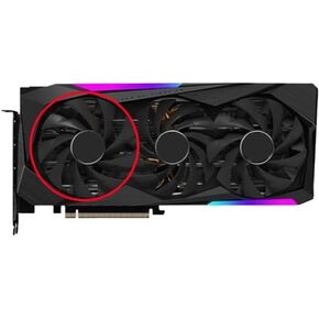 مروحة رسومات PLD10015B12H DC12V 0.55A متوافقة مع AORUS RTX 3060 Ti RTX 3070 Master (المروحة اليسرى) in Kuwait