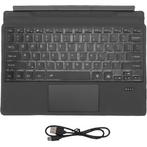 XUMIUZIY Detachable Keyboard, Travel Keyboard with Backlit Touchpad for Latitude 7320 7320 K19M 5285 5290 7200 7210 Laptop, Proof Quick Installation Lightweight in Kuwait