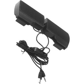 سماعات كمبيوتر USB بمشبك، مكبر صوت محمول صغير الحجم لسطح المكتب مع صوت ستيريو، صوت أنيق يعمل بمنفذ USB لاستخدام الكمبيوتر المحمول والمكتب in Kuwait