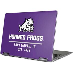 Skinit Decal Laptop Skin Compatible with Yoga 710 14in - Officially Licensed College Horned Frogs Fort Worth Design in Kuwait