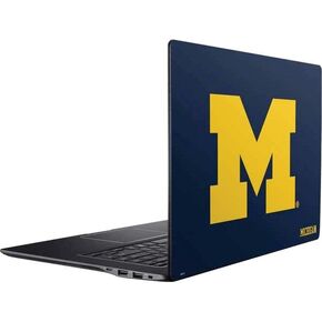 Skinit Decal Laptop Skin Compatible with Samsung Ativ Book 9 (15.6in 2014) - Officially Licensed College Michigan M Logo Design in Kuwait