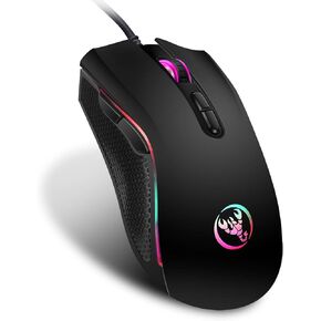 Computer Wired Mouse Pro Gaming Mice 7 Color Changing Ergonomic Mouse 3200 DPI Adjustable in Saudi Arabia