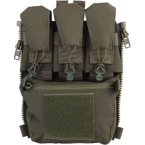 MOLLE لوحة خلفية Banger سحاب على الحقيبة حامل ثلاثي ماج حقيبة توسيع تكتيكية للصيد سترة Airsoft in Kuwait
