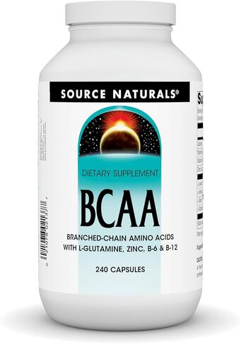 مصدر طبيعي للأحماض الأمينية ذات السلسلة المتفرعة BCAA مع إل-جلوتامين والزنك وB-6 وB-12، توفر الدعم للأنظمة العضلية في الجسم - 120 كبسولة in Saudi Arabia