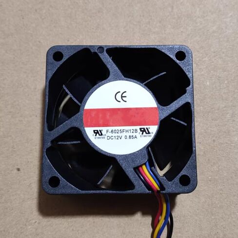 F-6025FH12B DC12V 0.85A 60x60x25mm مروحة تبريد 4 أسلاك in Kuwait