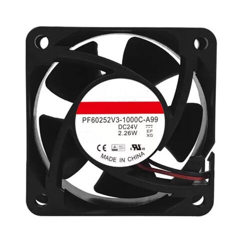 PF60252V3-1000C-A99 DC 24V 2.26W 60x60x25mm مروحة تبريد بسلكين in Kuwait