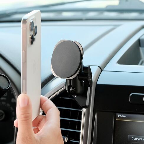 حامل هاتف Offroam غير قابل للشحن مصنوع من أجل MagSafe ومصنوع من أجل Ford F-150 2015-2020 | سوبر ديوتي 2017-2021 و2022 (XL وXLT) | إكسبيديشن 2018-2021، تركيب لوحة القيادة، مغناطيس عالي القوة in Kuwait