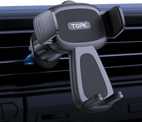 Car Phone Holder, Universal Phone Mount for Car Vent, Hands Free Cell Phone Holder Stand, Air Vent Phone Mount Compatible with iPhone & Android Smartphones in Kuwait