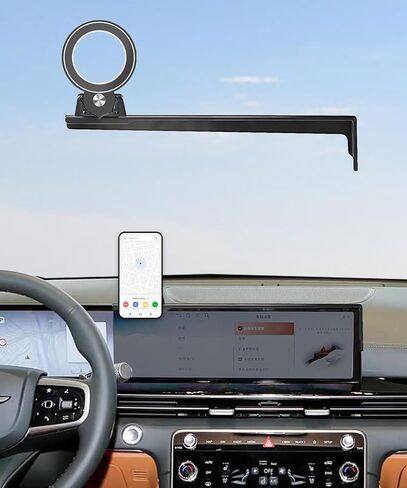 Car Phone Holder for 2022 2023 2024 2025 2026 Genesis G70 Accessories Apply to 10.25 Inch Touch Screen Fixed Clip Magnetic Cell Phone Mount Hands-Free 360 Degree Rotation in Saudi Arabia