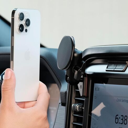حامل هاتف غير قابل للشحن من Offroam مصنوع من أجل MagSafe ومصنوع من أجل Ford F-150 2021-2026 مصنوع من أجل F-250/F-350 2023-2026 مصنوع من أجل F-150 Lightning XL & PRO 2022-2026 مغناطيس عالي القوة 360 درجة in Kuwait