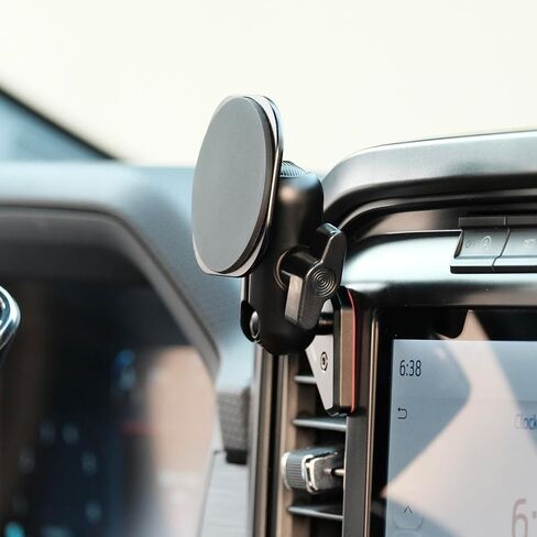 حامل هاتف غير قابل للشحن من Offroam مصنوع من أجل MagSafe ومصنوع من أجل Ford F-150 2021-2026 مصنوع من أجل F-250/F-350 2023-2026 مصنوع من أجل F-150 Lightning XL & PRO 2022-2026 مغناطيس عالي القوة 360 درجة in Kuwait