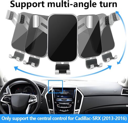 Car Phone Holder for Cadillac SRX 2013 2014 2015 2016 SUV Auto Interior Accessories Best Cell Phones Mount Cellphone Mobile Cradle Charging Navigation Bracket Air Vent Screen Stand Accessory in Kuwait
