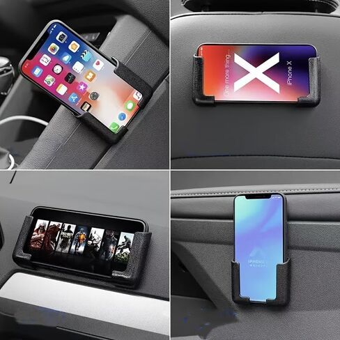 4PCS Adjustable Car Phone Holder - Multi-Functional Gravity Car Mount, Self-Adhesive Dashboard Phone Stand, No Residue Stick-on Car Mount for Smartphones, Universal Fit for All Cars (4pcs) in Saudi Arabia