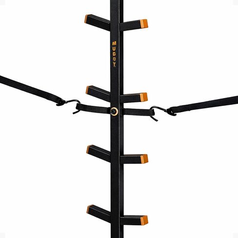 Muddy Outdoors Quick-Stick XL Climbing Sticks for Tree Climbing - 20' Tall / 5 Sections / 48'' Height Per Section, Black in Kuwait