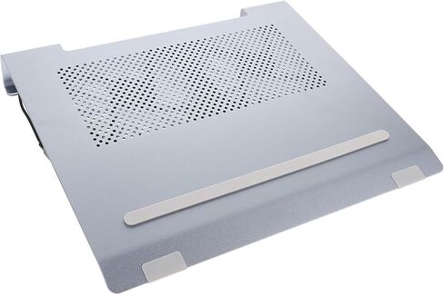 Artibetter Aluminum Alloy Laptop Cooler Stand with Fan Cooling Pad for Notebooks to 17.3 Inch, Elevated Gray Cooling Rack for Gaming and Office Use in Kuwait