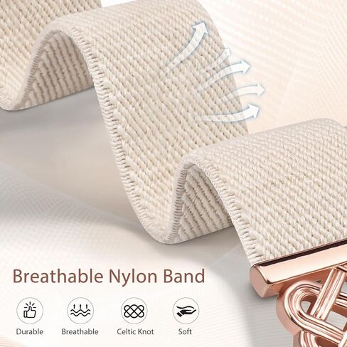 Minyee Magnetic Stretchy Band Compatible with Samsung Galaxy Watch 7/6/5/4/FE/Active 2 40mm 44mm/Watch 6 Classic 43mm 47mm/5 Pro 45mm Women Men,20mm Celtic Knot Soft Elastic Nylon Fabric Dressy Strap in Saudi Arabia