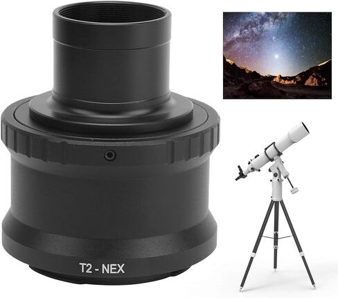 1.25in تلسكوب فلكي T Mount Tube Ring محول للكاميرا E Mount Mirrorless سبائك الألومنيوم خفيفة الوزن in Kuwait