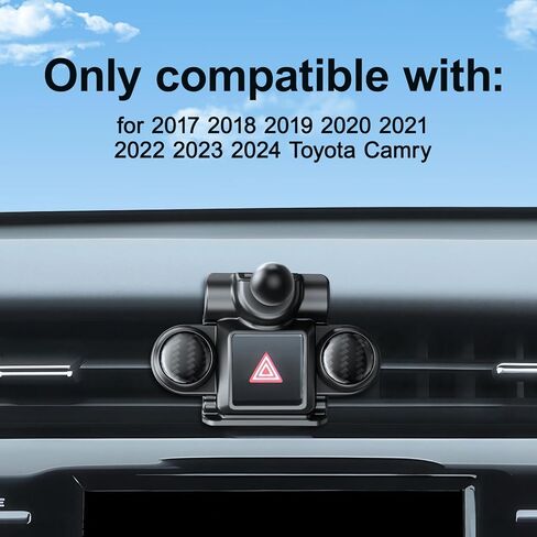 حامل هاتف ELOHEI لسيارة Toyota Camry مع قاعدة مخصصة، حامل هاتف مصمم خصيصًا لسيارة Toyota Camry 2018 2019 2020 ملحقات السيارة (HE05) in Kuwait