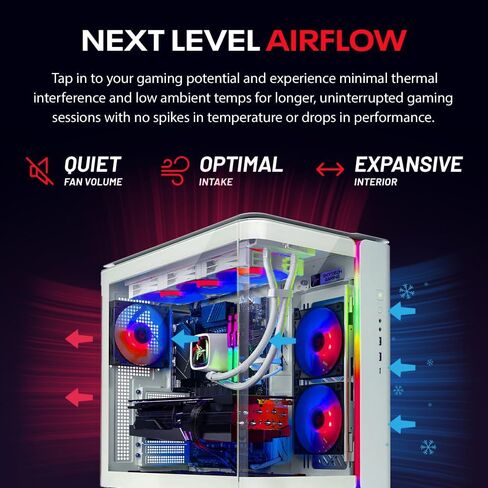 Skytech Gaming King 95 Gaming PC, AMD Ryzen 7 7700X 4.5GHz, AMD RX 9070XT 16GB VRAM, 1TB Gen4 NVMe SSD, 32GB DDR5 RAM 6000, 850W Gold ATX 3 PSU, 360 ARGB AIO, WI-FI 5, Windows 11, Desktop in Kuwait