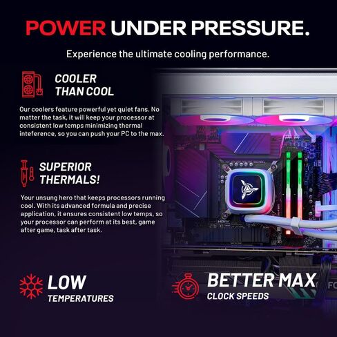 Skytech Gaming King 95 Gaming PC, AMD Ryzen 7 7700X 4.5GHz, AMD RX 9070XT 16GB VRAM, 1TB Gen4 NVMe SSD, 32GB DDR5 RAM 6000, 850W Gold ATX 3 PSU, 360 ARGB AIO, WI-FI 5, Windows 11, Desktop in Kuwait