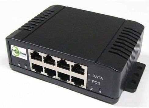 TP-MS4x4-4 Port Gigabit Passive 4Pair PoE Midspan, 12-60VDC Input, 60W/Port in Kuwait