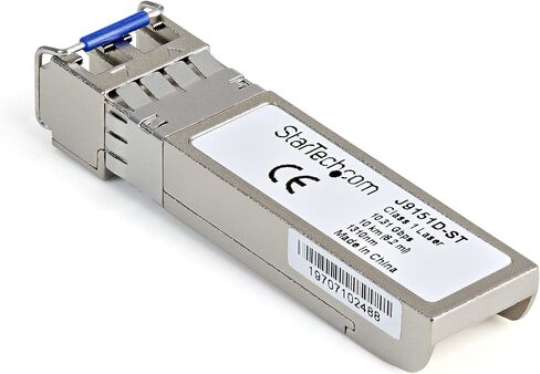 وحدة SFP+ متوافقة مع StarTech.com HPE J9151D - 10GBASE-LR - جهاز إرسال واستقبال ألياف ضوئية أحادي الوضع (SMF) بسرعة 10 جيجابت - 10GE Gigabit Ethernet SFP+ - LC 10 كم - 1310 نانومتر - DDM HPE 2540, 2920, 2930M (J9151D-ST) in Kuwait