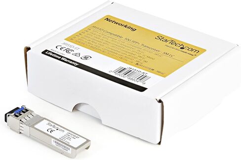 وحدة SFP+ متوافقة مع StarTech.com HPE J9151D - 10GBASE-LR - جهاز إرسال واستقبال ألياف ضوئية أحادي الوضع (SMF) بسرعة 10 جيجابت - 10GE Gigabit Ethernet SFP+ - LC 10 كم - 1310 نانومتر - DDM HPE 2540, 2920, 2930M (J9151D-ST) in Kuwait
