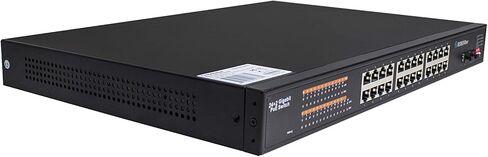 GES-2402A-PSE جيجابت إيثرنت 24 + 2 منافذ جيجابت محول POE عالي الطاقة (ميزانية 350 وات) in Kuwait