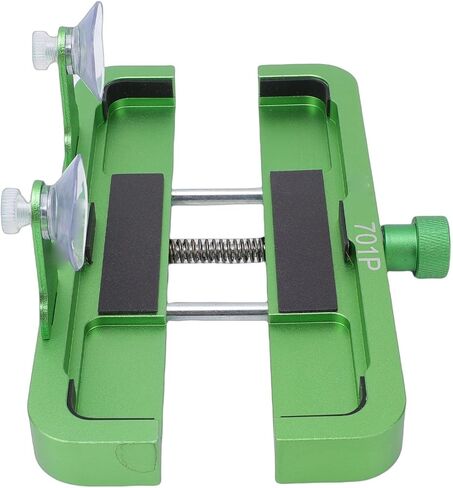 Qinlorgo Phone Repair Stand, Adjustable Mobile Phone Fixing Clamp with Powerful Side Suction Cups & Soft Sponge for Smartphones 6-8.5cm Width & 16cm Length in Kuwait